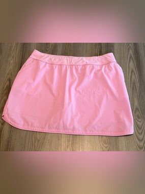 Lands End Pink Short lined Swim Skirt Pockets Women’s Plus size 22W